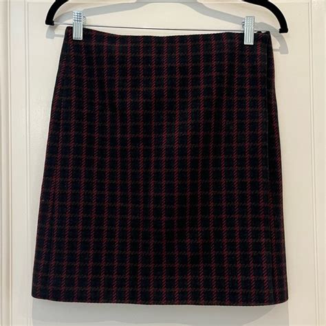 prada wool plaid mini skirt|prada skirts.